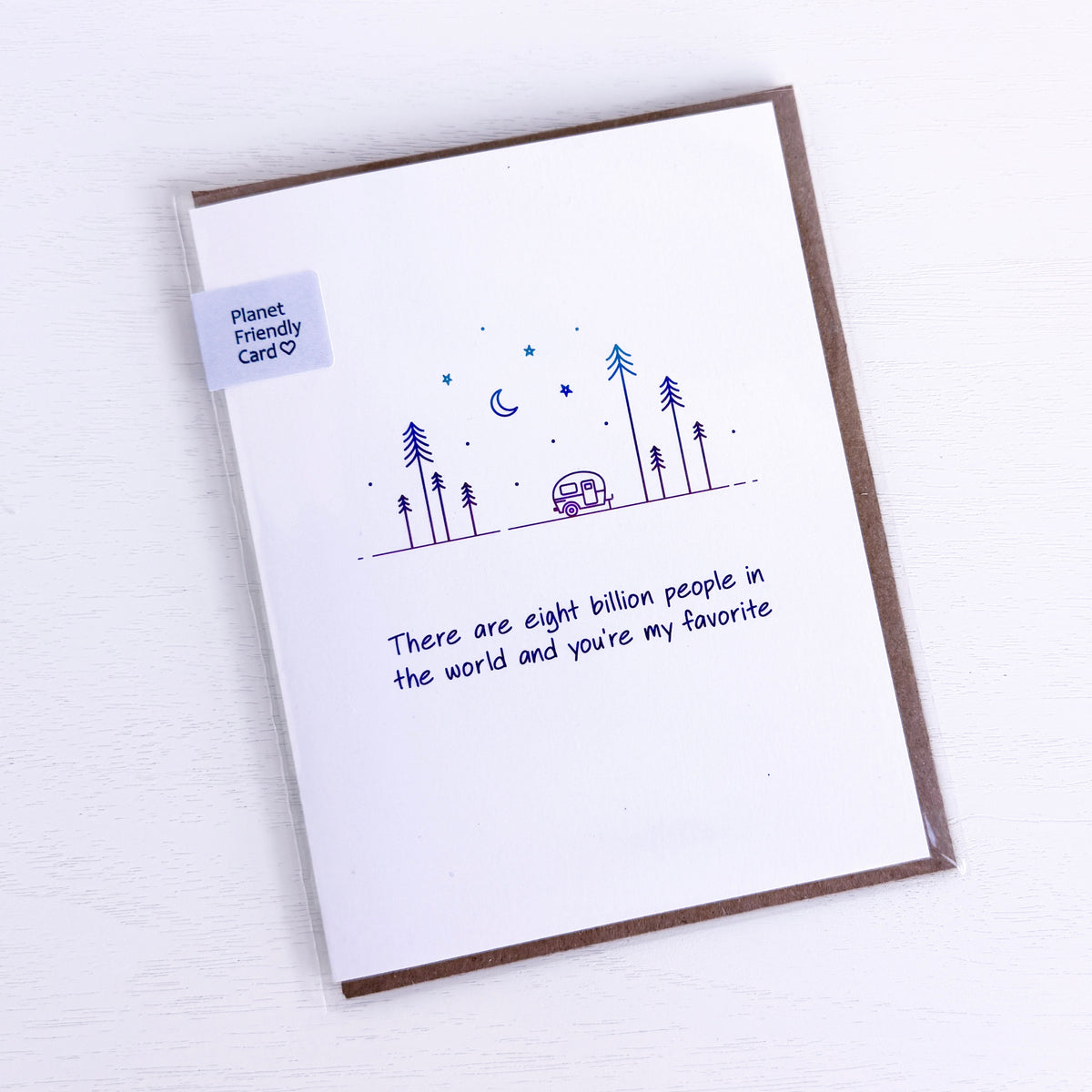 8 Billion People Greeting Card