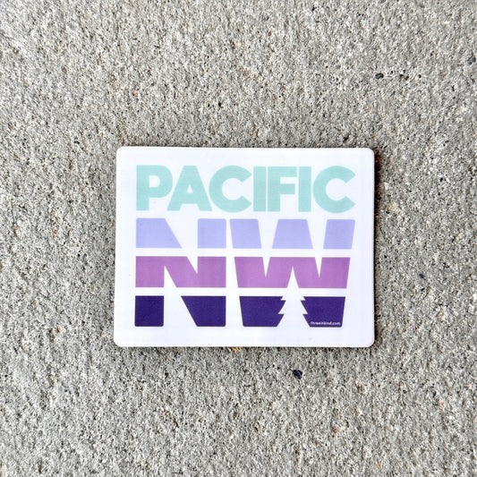Pacific NW Color Block 3” Sticker / Decal