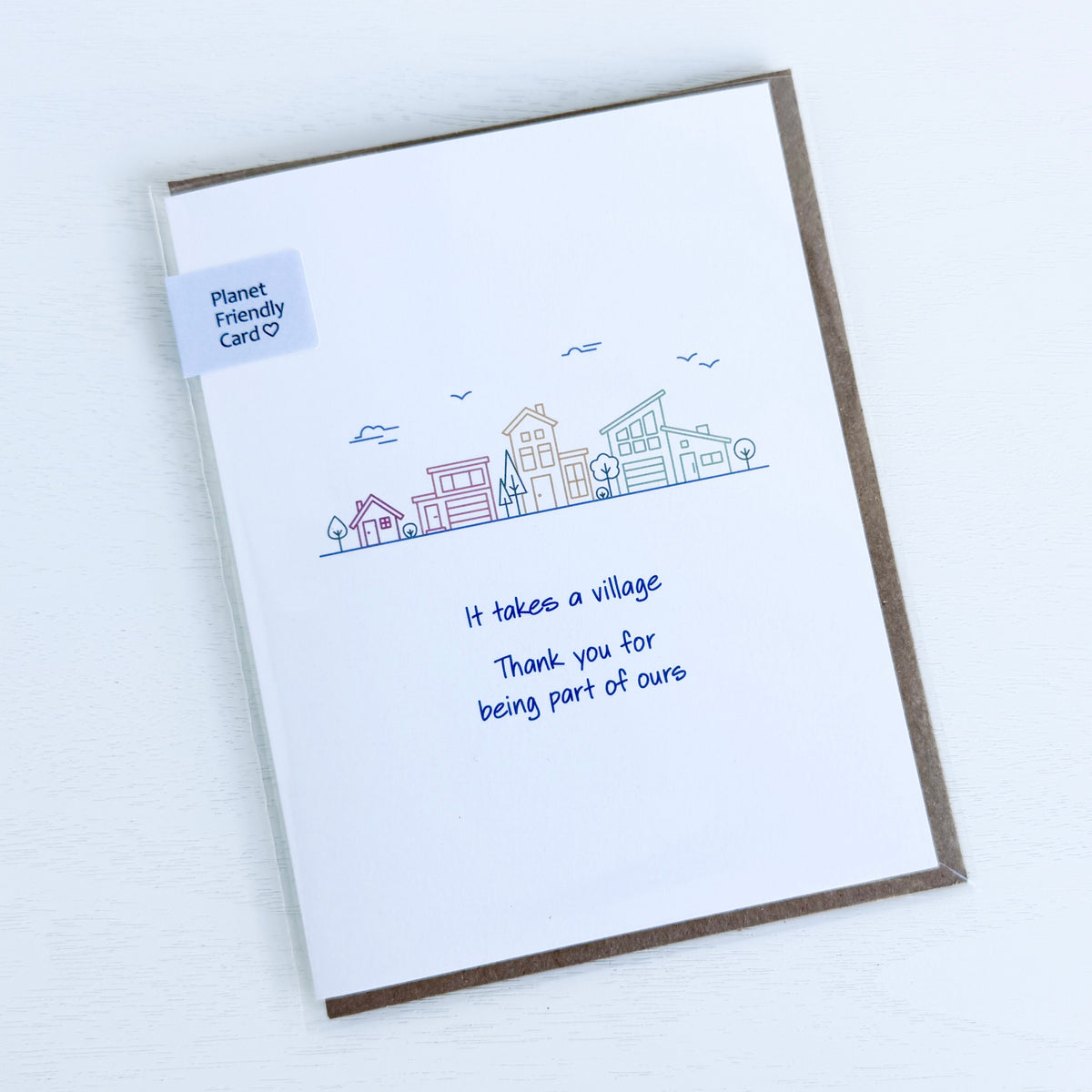 It Takes a Village Greeting Card