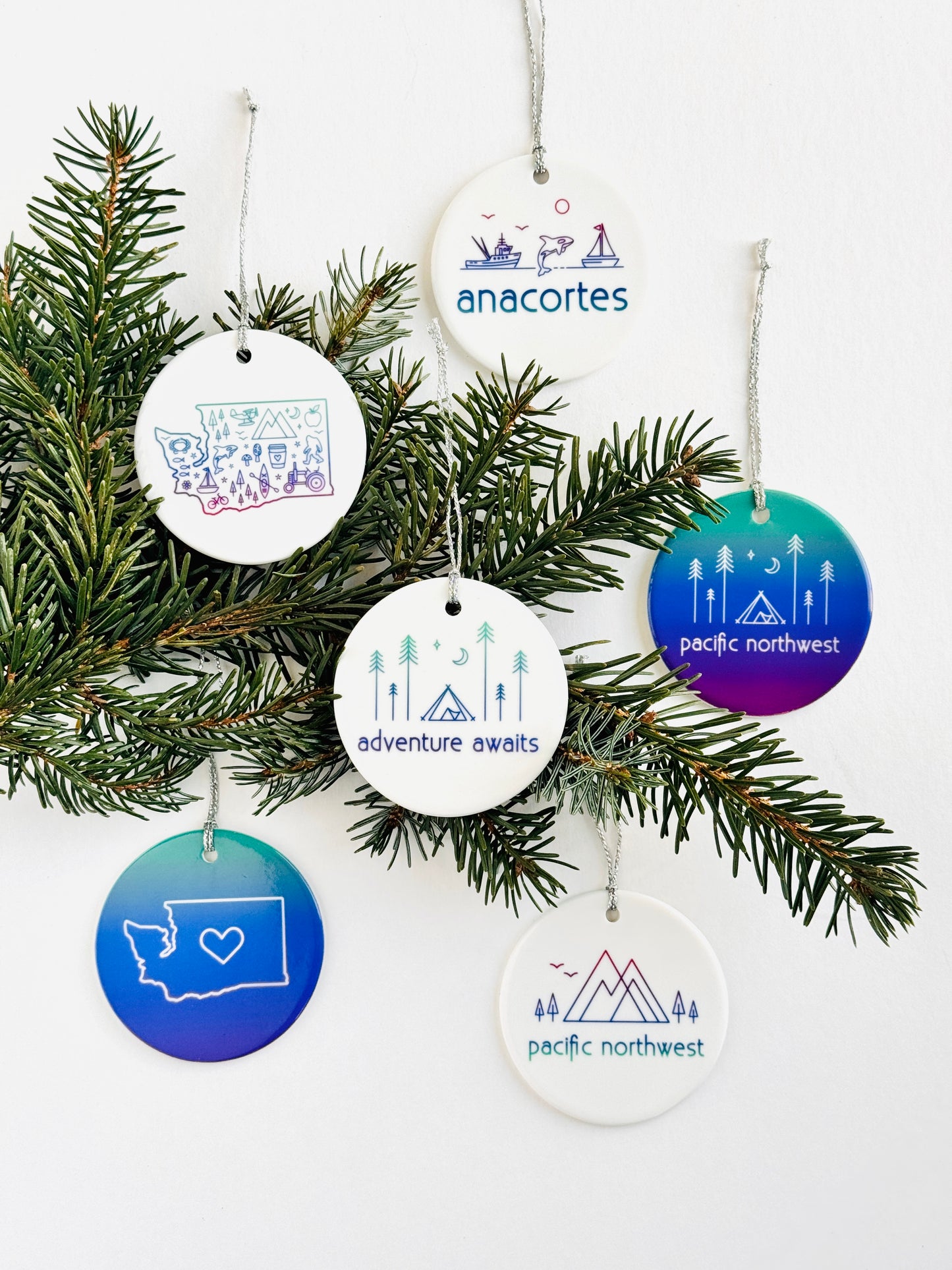 Washington State Love Ornament