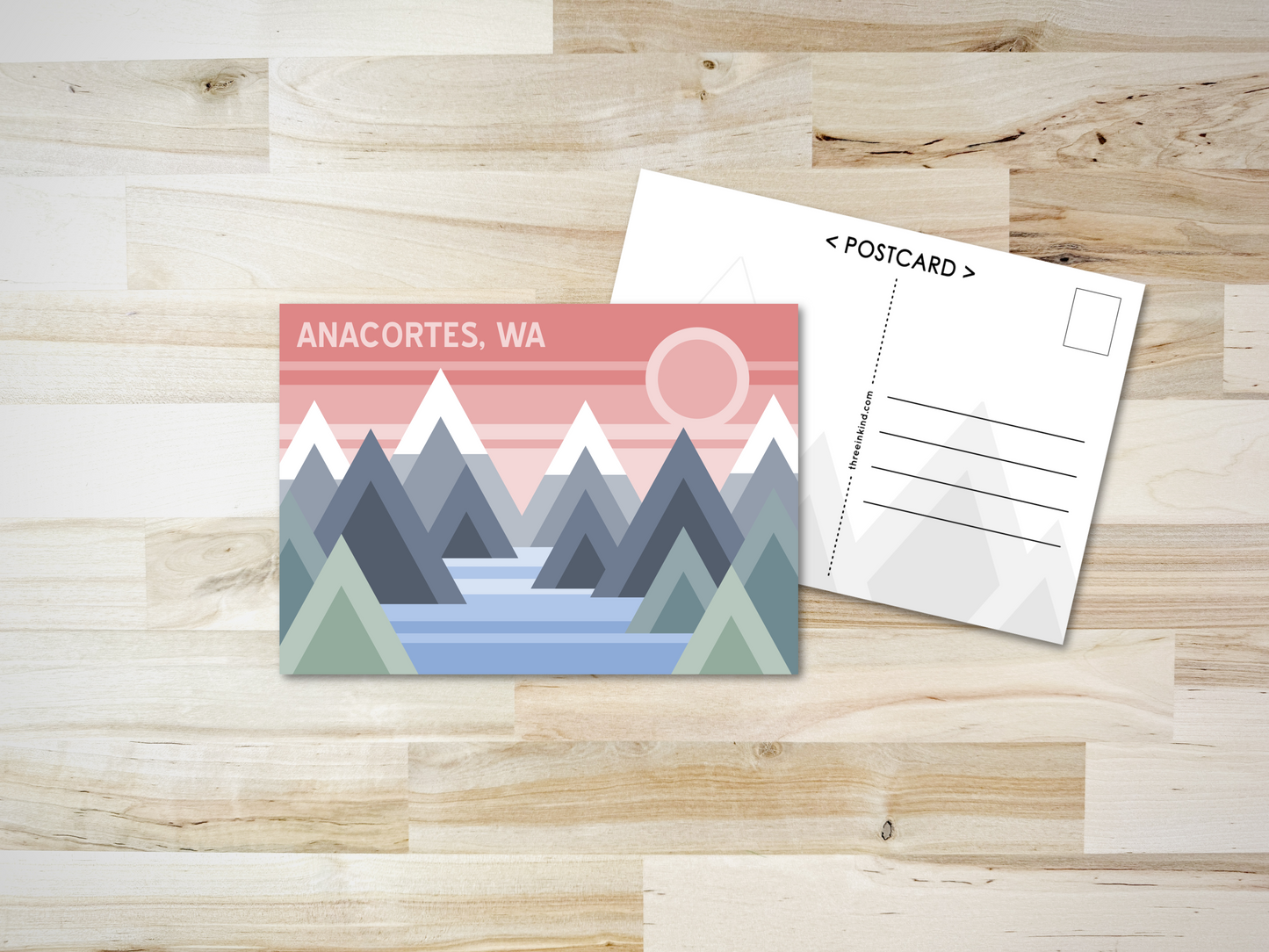 Anacortes Postcard - Geo Design