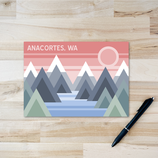 Anacortes Postcard - Geo Design