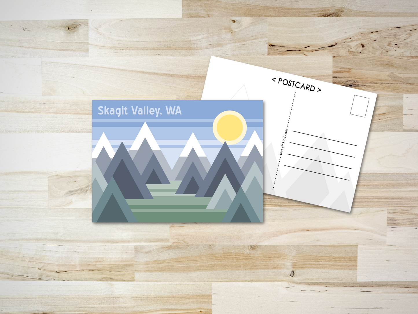 Skagit Valley Postcard - Geo Design
