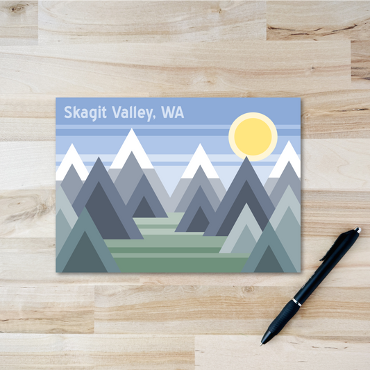 Skagit Valley Postcard - Geo Design