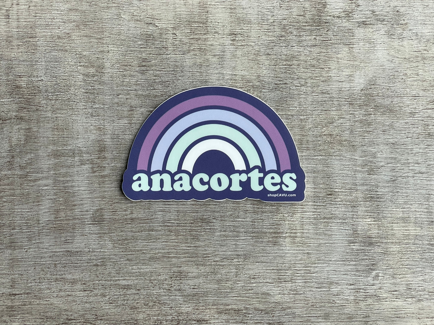 Anacortes Rainbow 3” Sticker / Decal