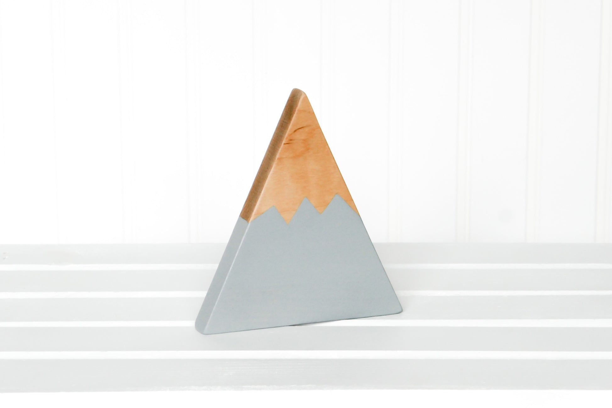 Wooden Mountain - Light Gray - "Explore" - CAVU Creations