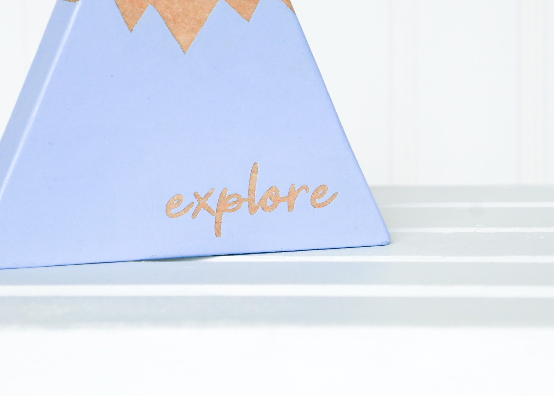 Wooden Mountain - Periwinkle Blue - "Explore" - CAVU Creations