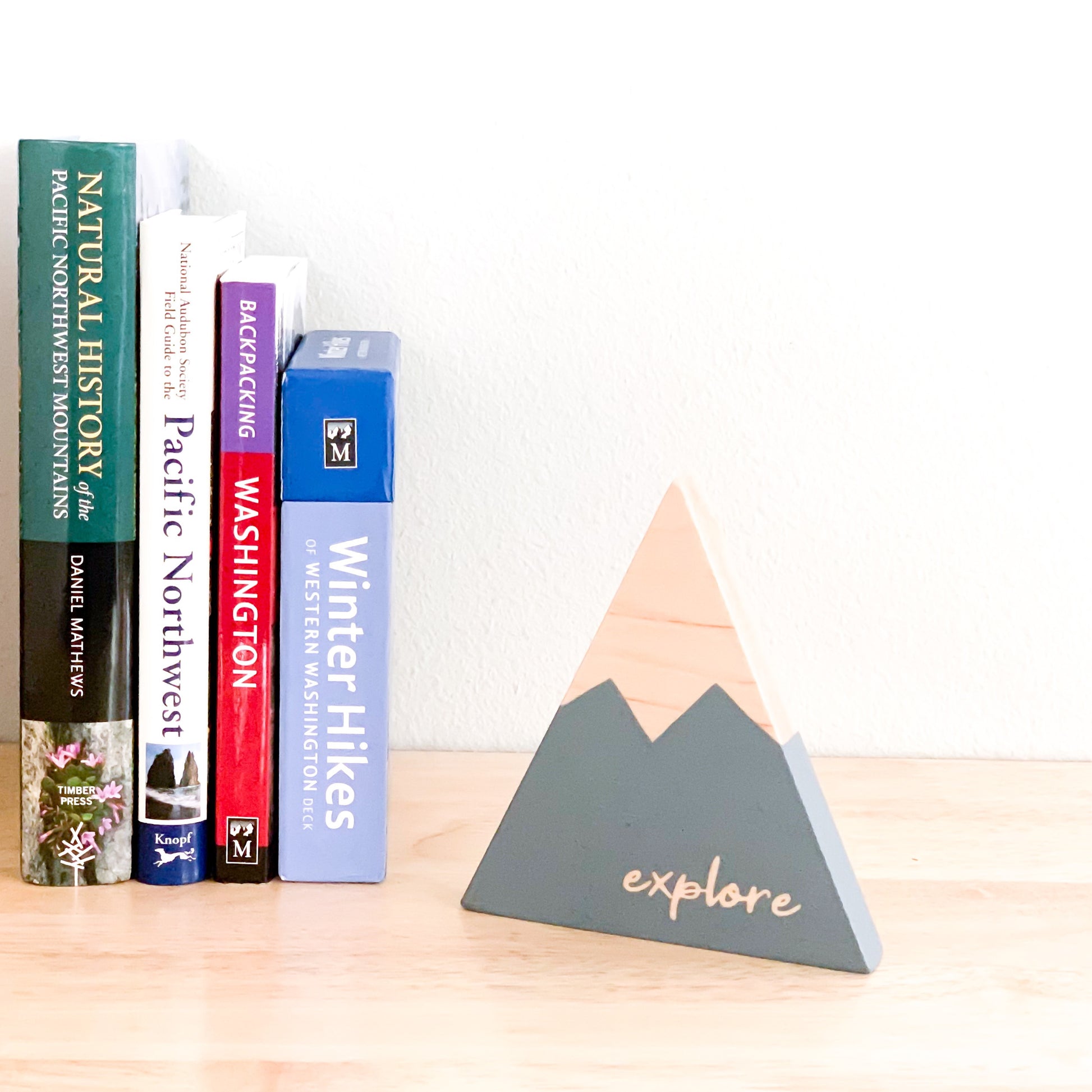 Wooden Mountain - Charcoal Gray - "Explore" - CAVU Creations