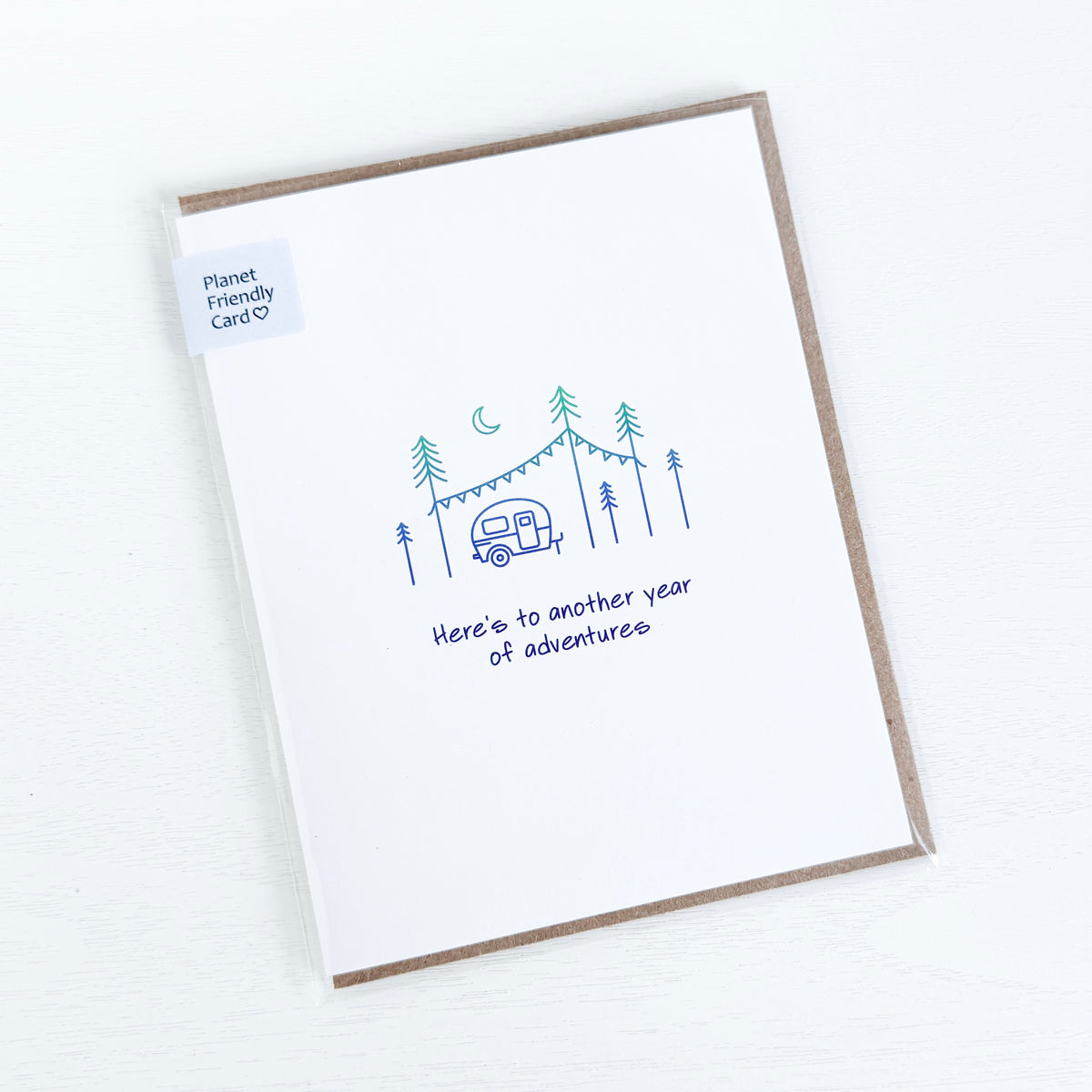 Here's To Another Year of Adventures Greeting Card
