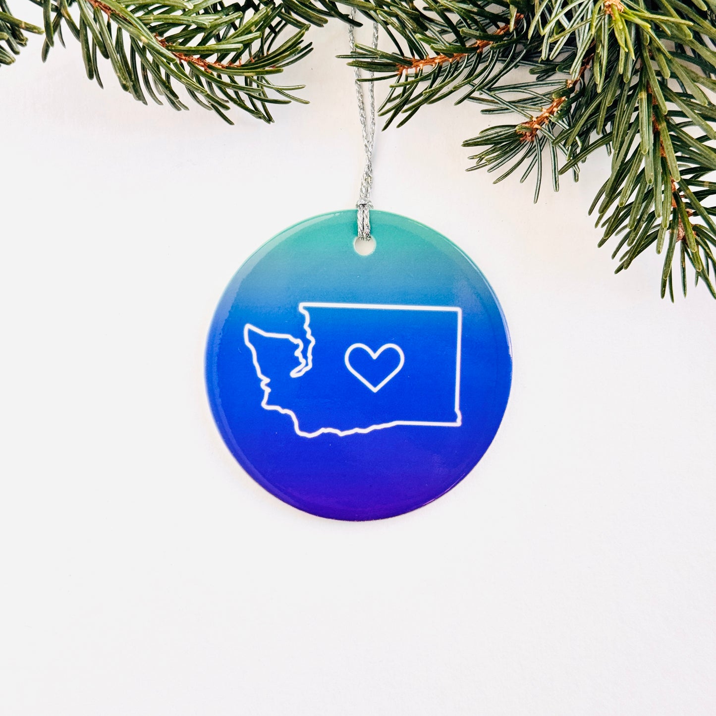 Washington State Love Ornament