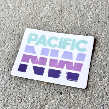 Pacific NW Color Block 3” Sticker / Decal