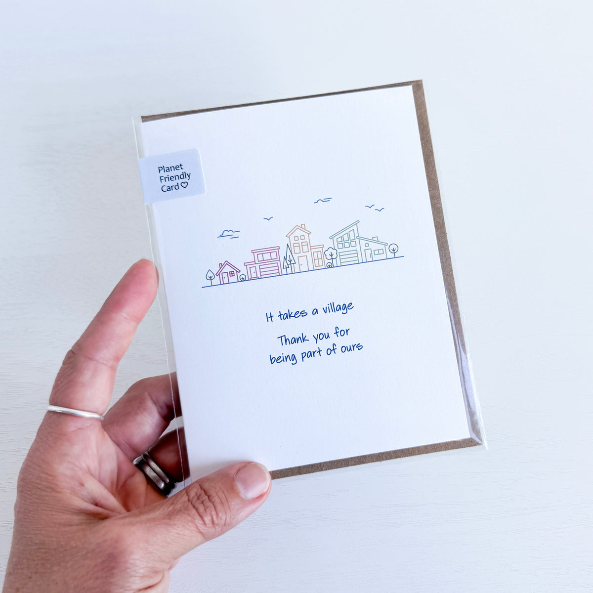 It Takes a Village Greeting Card