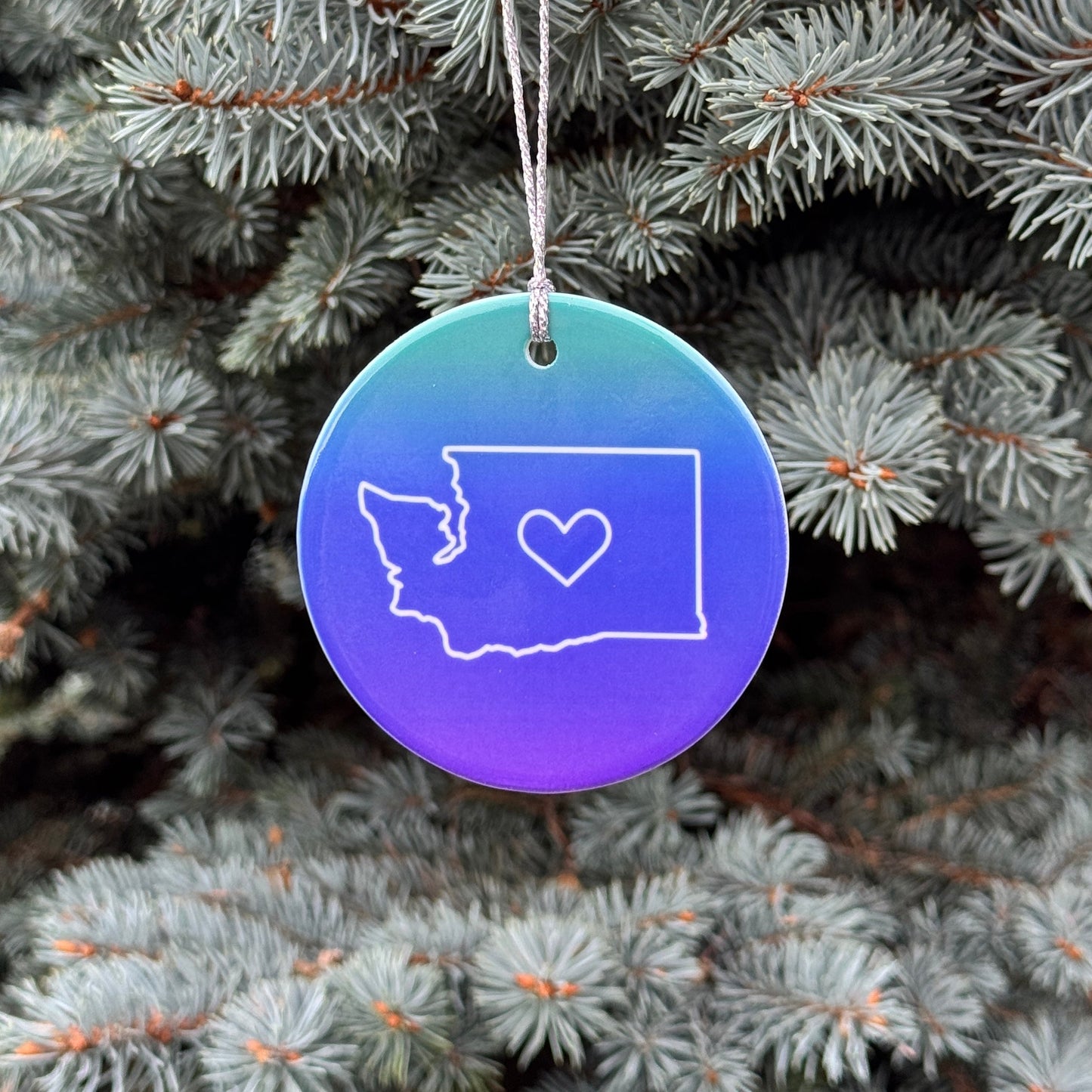 Washington State Love Ornament
