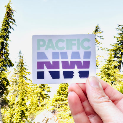 Pacific NW Color Block 3” Sticker / Decal