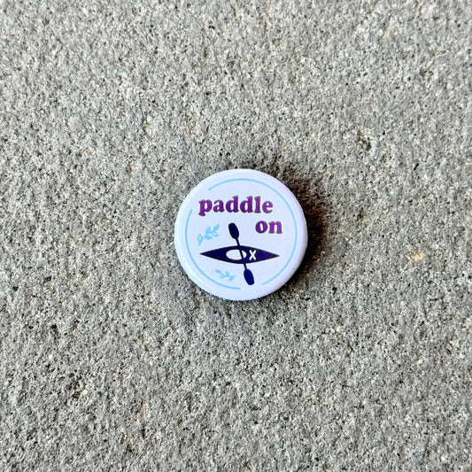 Paddle On Button Pin