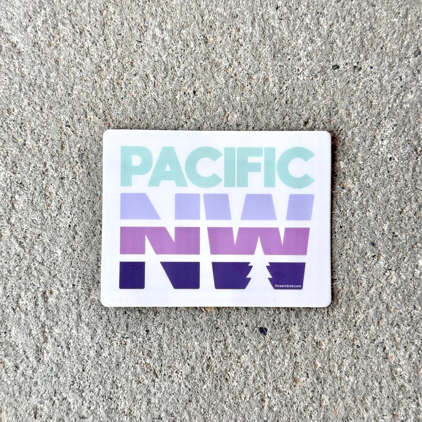 Pacific NW Color Block 3” Sticker / Decal