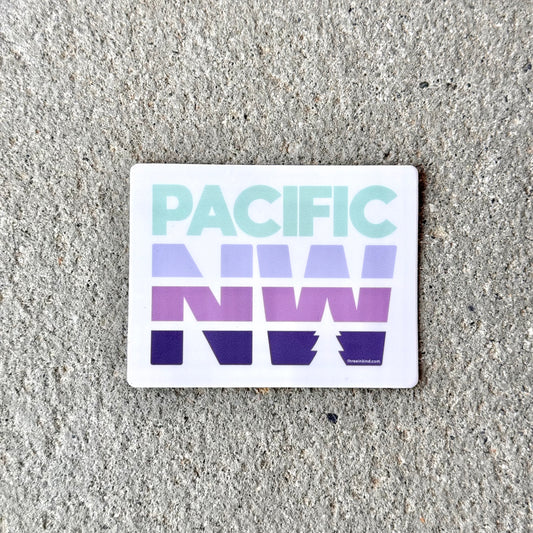 Pacific NW Color Block 3” Sticker / Decal