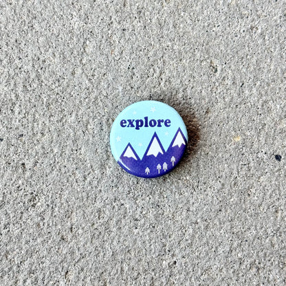 Explore Button Pin