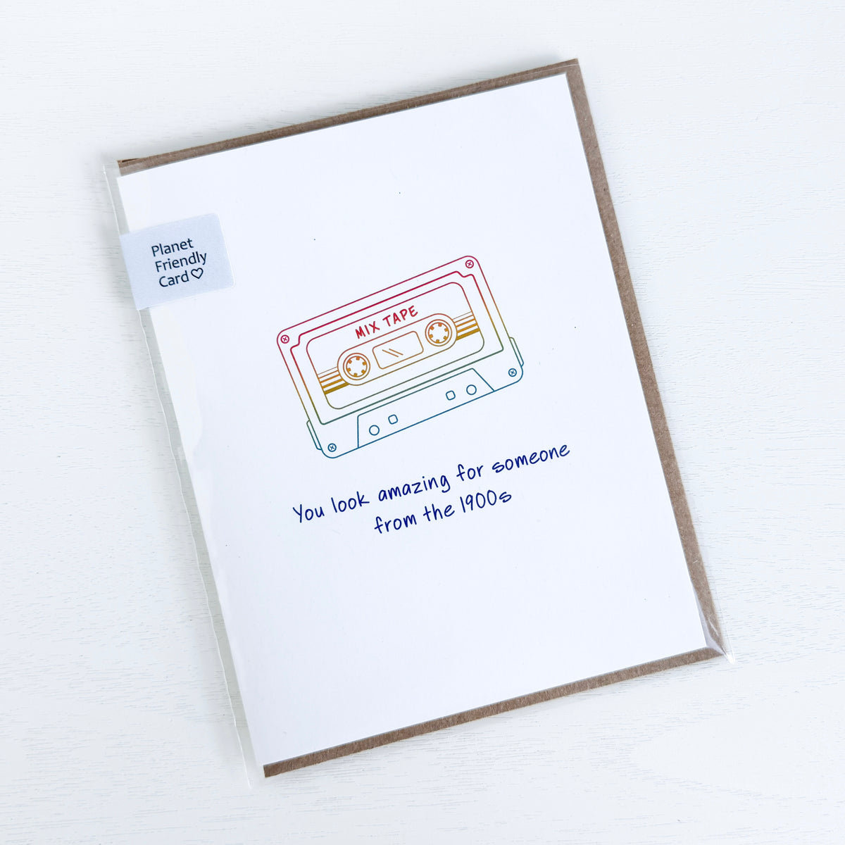 Mix Tape From the 1900s Birthday Greeting Card