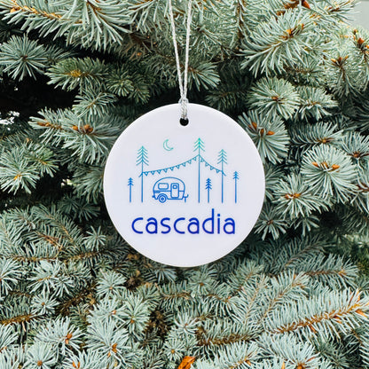 Cascadia Camper Ornament