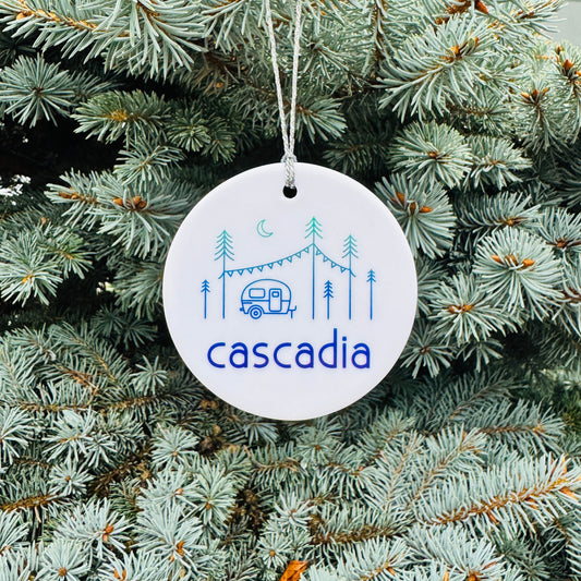 Cascadia Camper Ornament