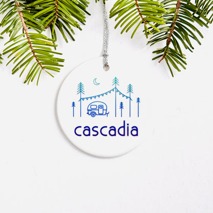 Cascadia Camper Ornament