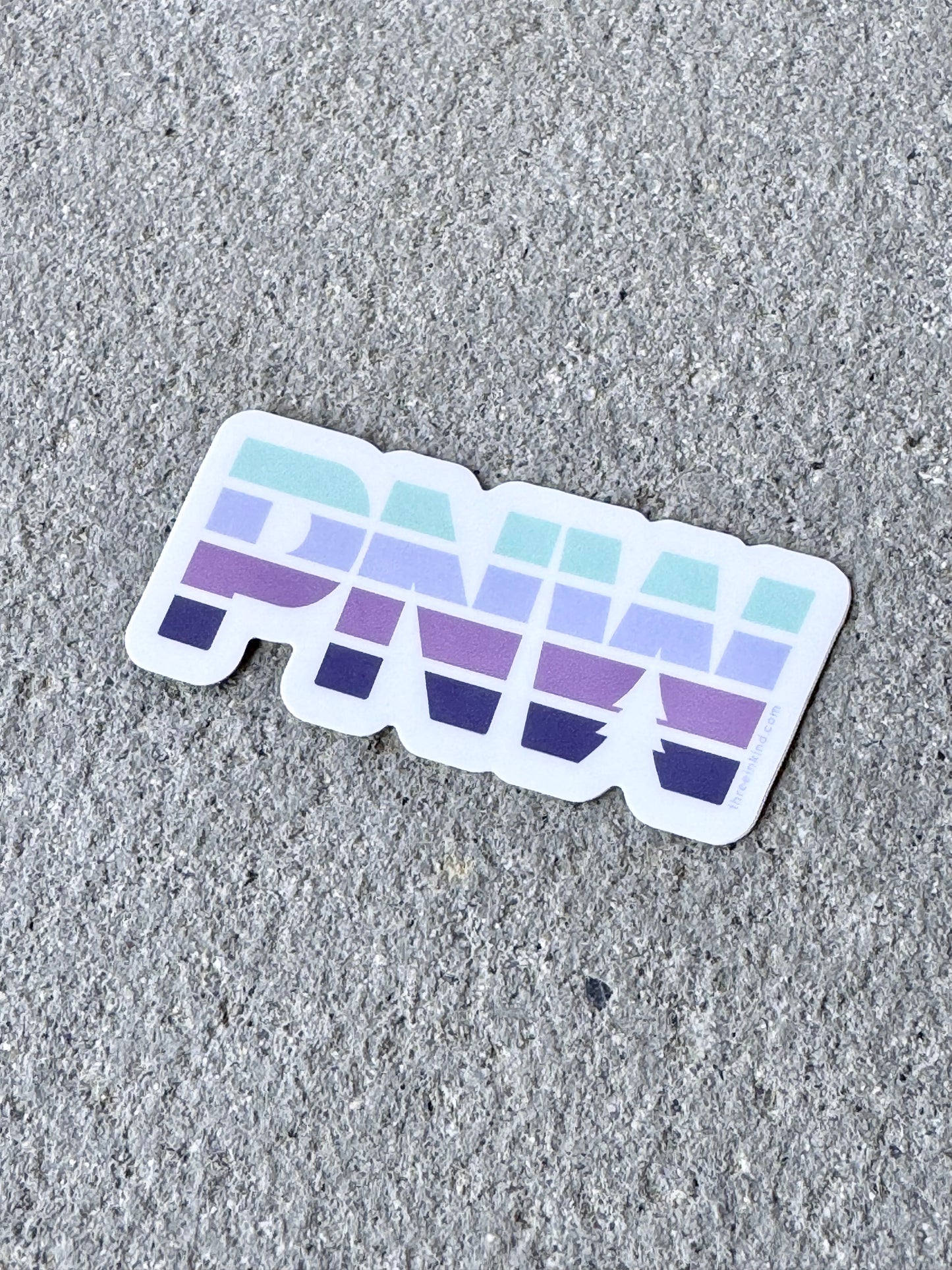 PNW Color Block Cutout 3” Sticker / Decal