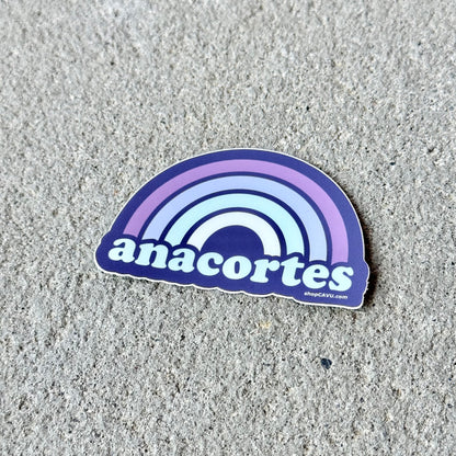 Anacortes Rainbow 3” Sticker / Decal