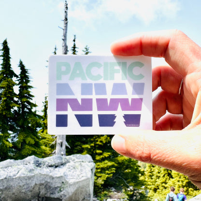 Pacific NW Color Block 3” Sticker / Decal