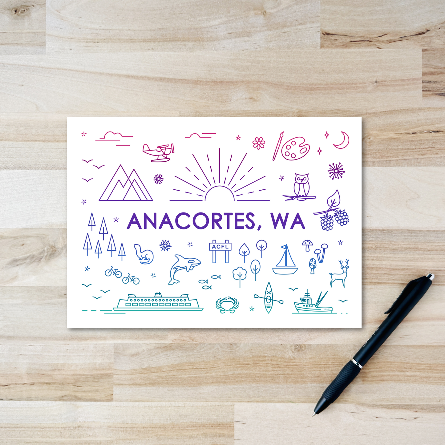 Everything Anacortes Postcard