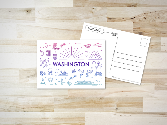 Everything Washington Postcard