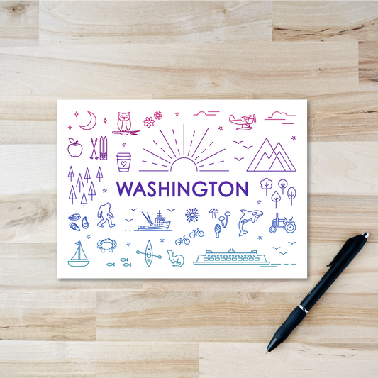 Everything Washington Postcard