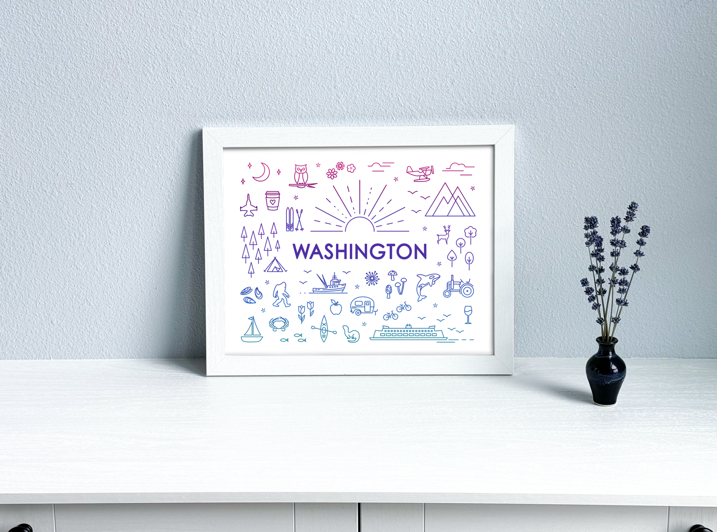 Everything Series - Washington State (Unframed)