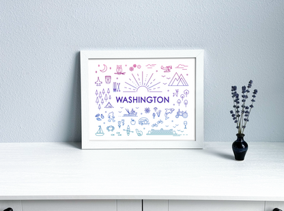 Everything Series - Washington State (Unframed)