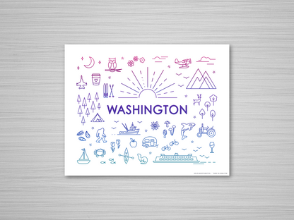 Everything Series - Washington State (Unframed)