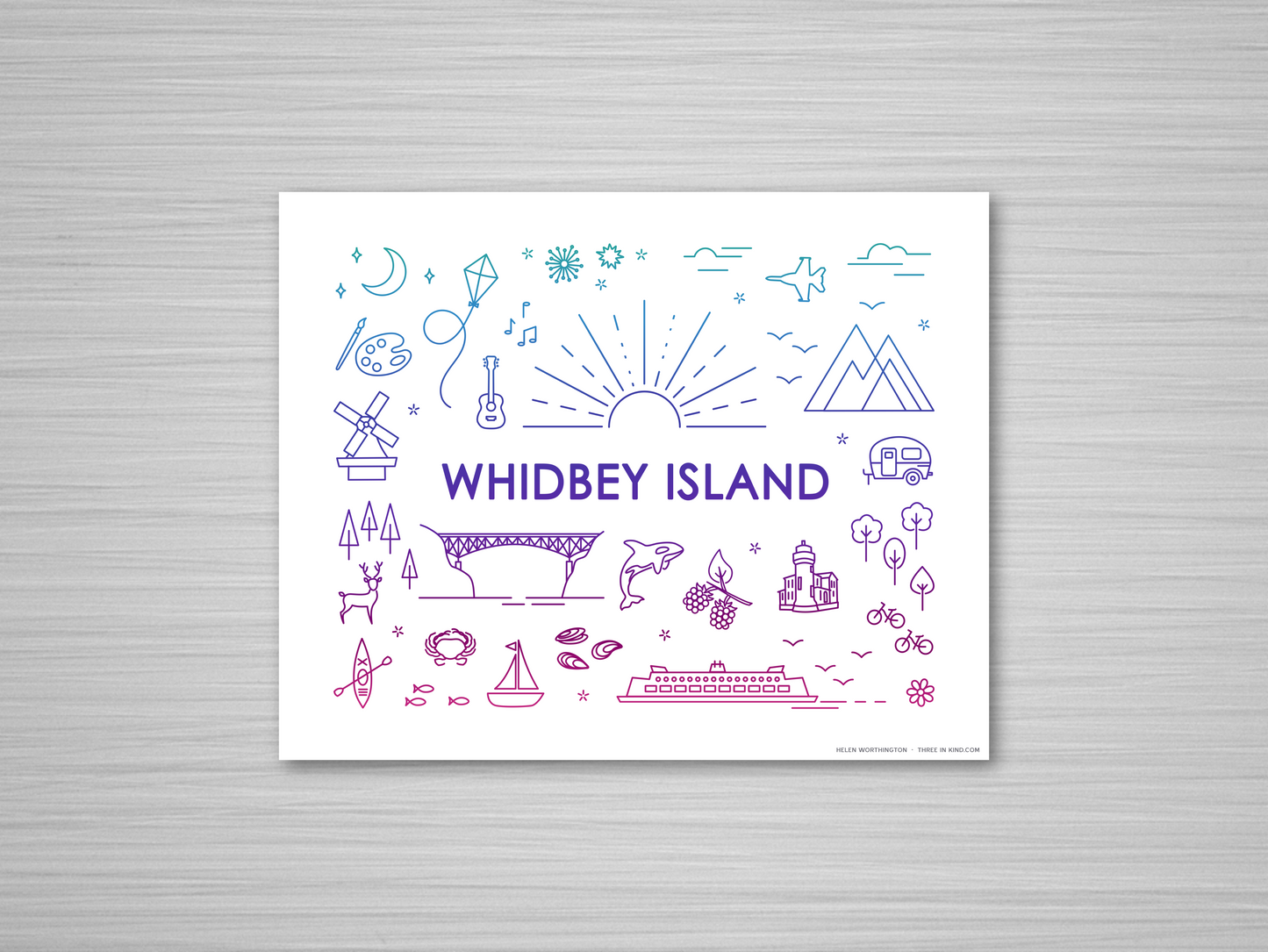 Everything Series - Whidbey Island (Unframed)
