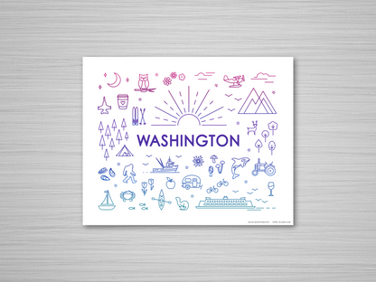 Everything Series - Washington State (Unframed)