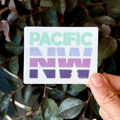 Pacific NW Color Block 3” Sticker / Decal