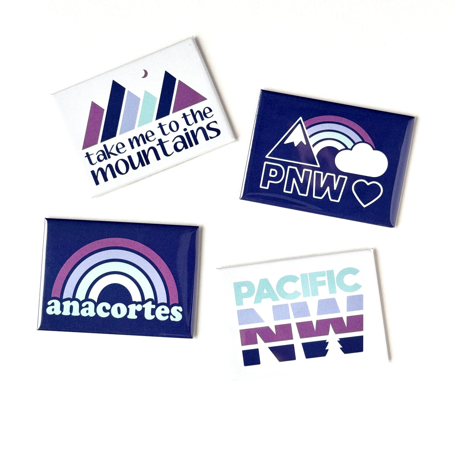 Pacific Northwest Color Block Magnet