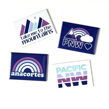 Pacific Northwest Color Block Magnet