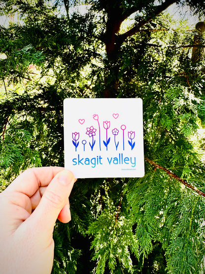 Skagit Valley Flowers 3” Sticker / Decal
