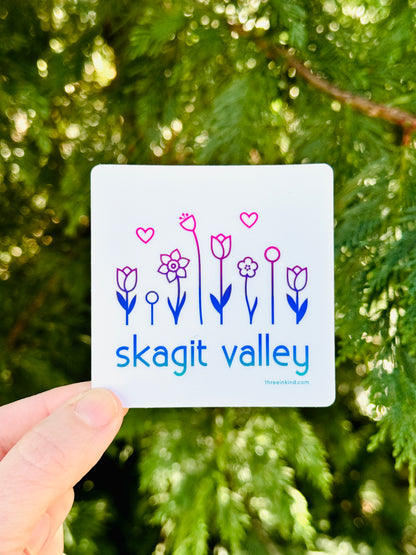 Skagit Valley Flowers 3” Sticker / Decal