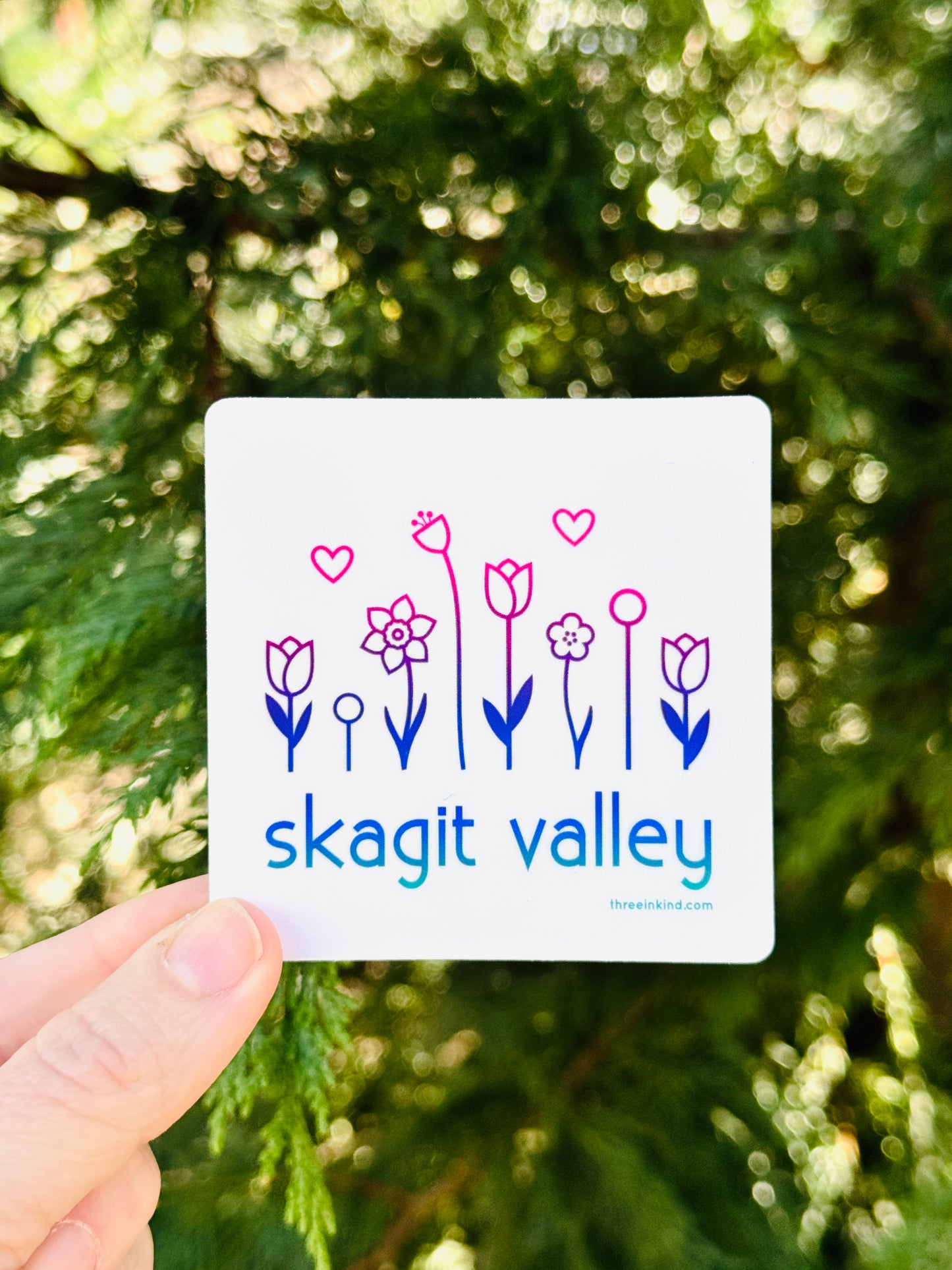 Skagit Valley Flowers 3” Sticker / Decal
