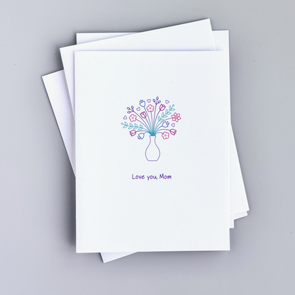 Love You Mom Greeting Card