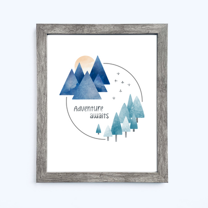 Adventure Awaits Art Print (Unframed)