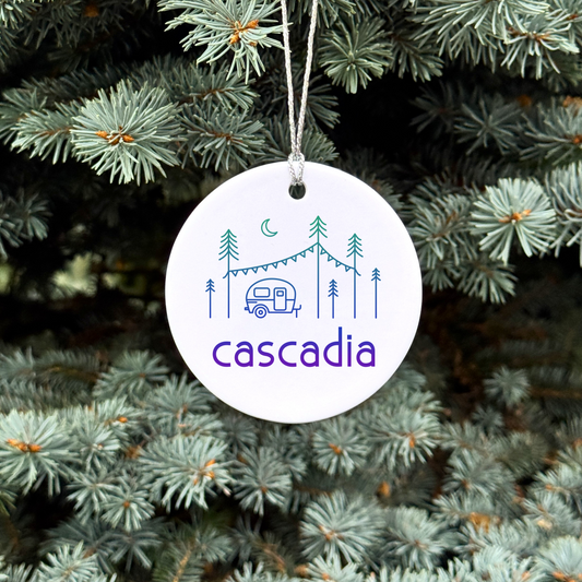 Cascadia Camper Ornament