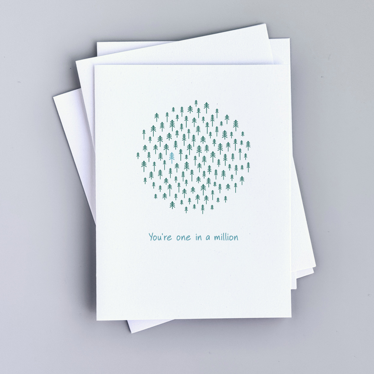 One in a Million Greeting Card