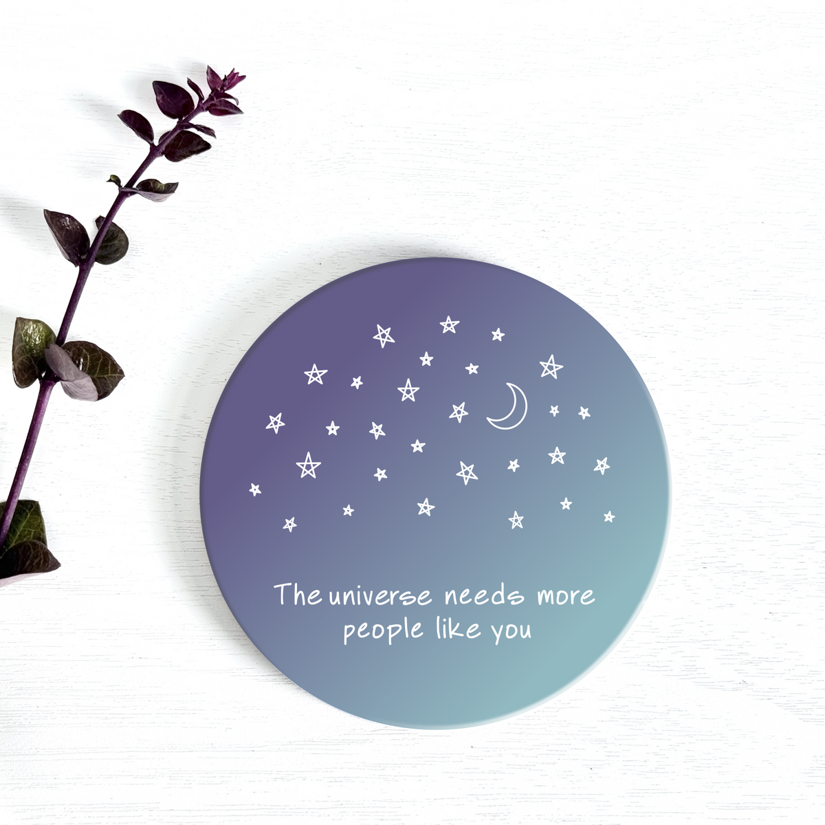 More People Like You Ceramic Coaster