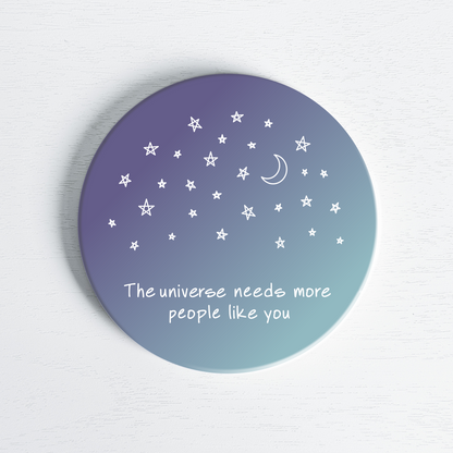 More People Like You Ceramic Coaster