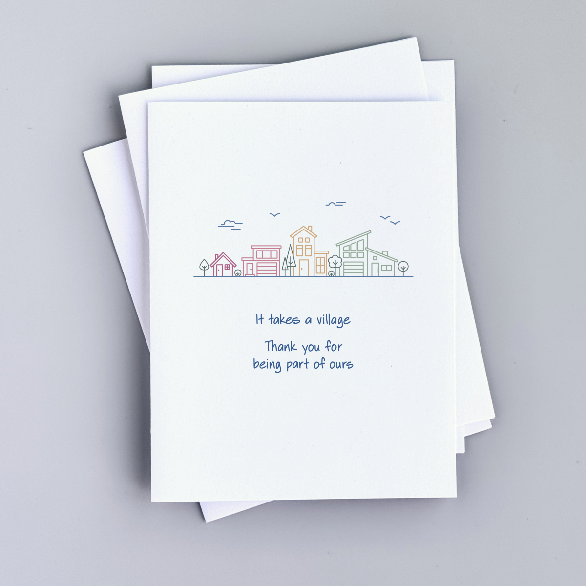It Takes a Village Greeting Card